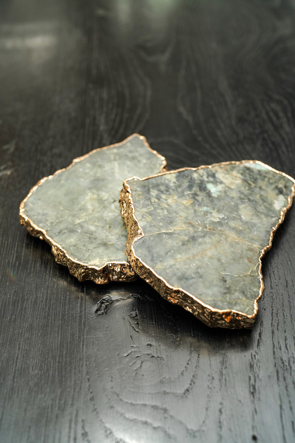 Kivita Coasters, Emerald & Gold