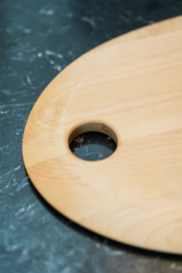 Pebble Cutting Board in Maple