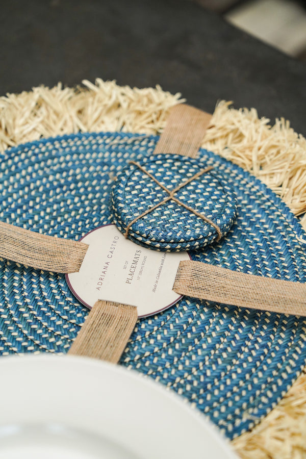Zenú Placemat and Coaster Set of 4
