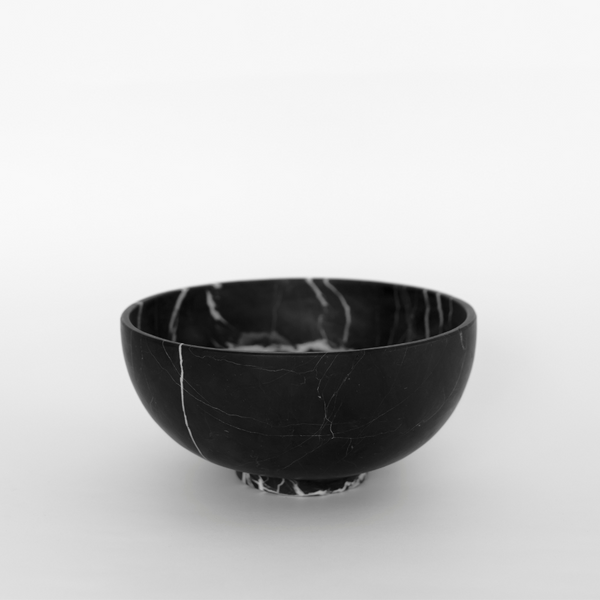 Chico Artisan Marble Bowl Black