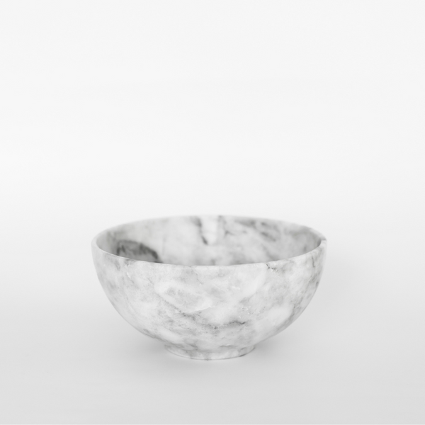 Chico Artisan Marble Bowl White