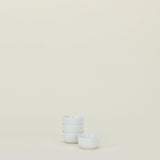 Organic Dishware - Extra Small White Stoneware Bowl