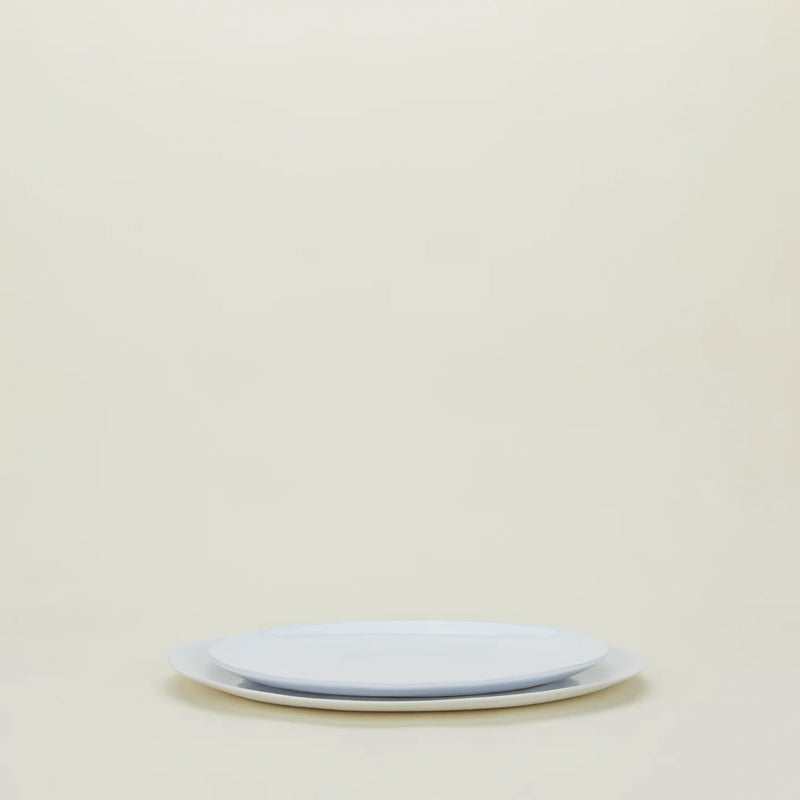 Organic Dishware - White Stoneware Serving Platter