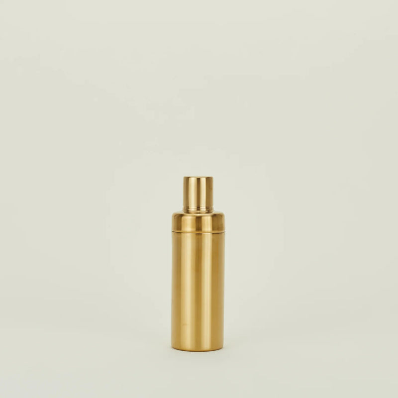 Simple Brass Cocktail Shaker