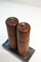De JONG & Co. Column Spice Mill Walnut Salt and Pepper Grinders