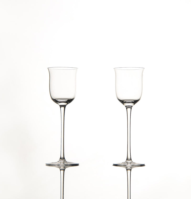 Two's Company Set of 2 Metallic Glass Champagne Flutes (Fancy/Cheers)