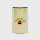 Stripey bee pot, small
